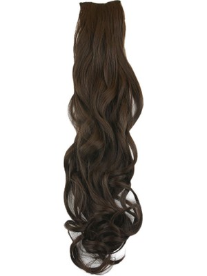 Kaia Life Fiber Sen Dalgalı 8 Parça Çıt Çıt / Açık Kahve