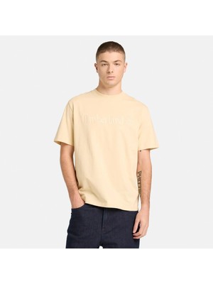 Timberland Garment Dye Logo Graphic Erkek T-Shirt