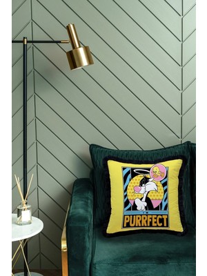 Adawall Home I'm Purrfect Dekoratif Kırlent