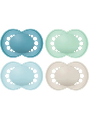 Mam Original Matte Pacifier Mavi Yeşil 4'lü Emzik +16 Ay