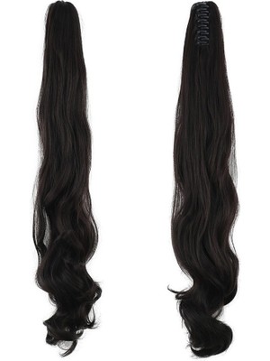 Kaia Life Tokalı Dalgalı At Kuyruğu / Kahverengi