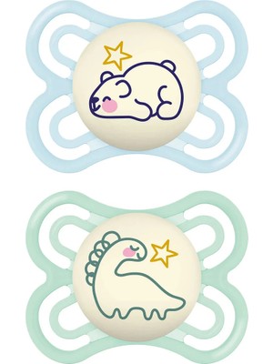 Mam Perfect Yeşil Karanlıkta Parlayan 2'li Emzik 0-6 Ay