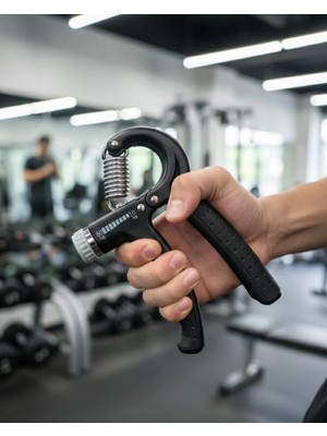 AyrStore Buğz Ayarlanabilir El Yayı Sayaçlı Paslanmaz Çelik 5–60 kg Direnç