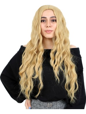 Kaia Life Fiber Sen Uzun Su Dalgası Peruk / Sarı