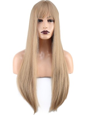 Kaia Life Düz Perçemli Uzun Fiber Sen Peruk / Balköpüğü