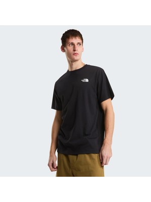 The North Face M Vertical Regular Short Sleeve Tee-Grap Erkek T-Shirt