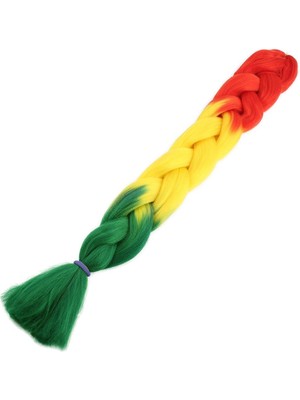 Kaia Life Afrika Örgüsü ve Rasta Için Sen Ombreli  / Tcu / Sarı / Yeşil