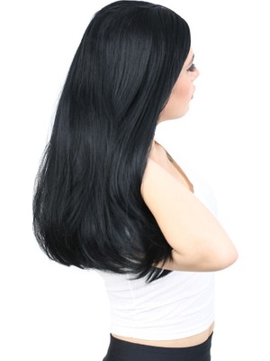 Kaia Life Fiber Sen Uzun Düz Peruk / Siyah