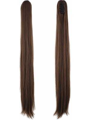 Kaia Life Tokalı Düz At Kuyruğu / Kumral