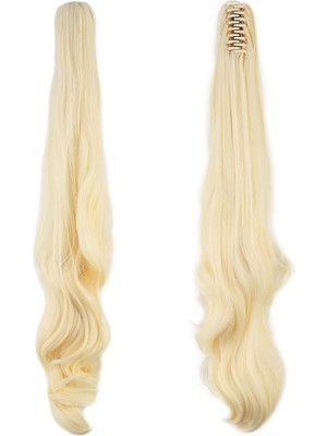 Kaia Life Tokalı Dalgalı At Kuyruğu / Açık Platin