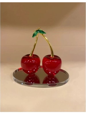 AyrStore Buğz Kiraz Kristal Süs