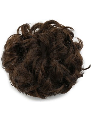 Kaia Life Yoğun Lı Lastikli Topuz Toka / Kumral