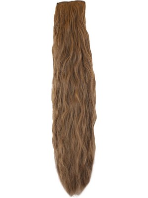 Kaia Life Fiber Sen Kabarık Dalgalı 8 Parça Çıt Çıt / Kumral