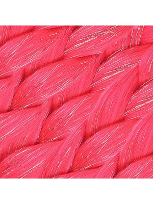 Kaia Life Simli Koyu Pembe Örgülük  100 Gr.