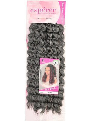 Kaia Life Nice Bulk Afro Su Dalgası  / Koyu Gri