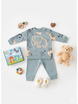 Mini Mundo Polar Fil Nakışlı Takım