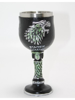 Aesco Game Of Thrones House Stark 3D Kabartmalı Çelik Kadeh Bardak