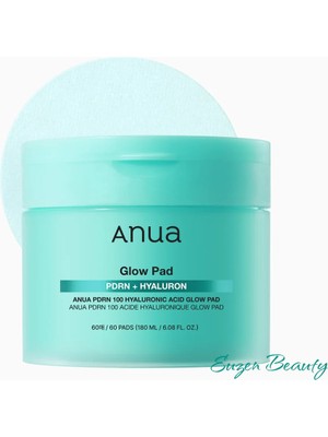 Anua Pdrn 100 Hyaluronik Asit Ped,günlük Cilt Bakımı ve Makyaj Hazırlığı Için Işıltılı ve Dolgunlaştırıcı Kore Yüz Pedi,ışıltılı Cilt ve Derin Nemlendirme Için Çift Taraflı Tonik, Kore Cilt Bakımı (60 Ped)