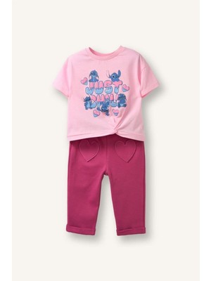 DeFacto Disney Lilo & Stitch 2'li Takım Kız Bebek H0640A526SP