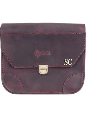 twingold Isminize Özel Orta Boy Deri Çanta