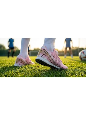 papucumun dünyası Mekanizma Bağcıklı  Laliga Unisex Erkek ve Kız  Çocuk Halı Saha Ayakkabısı