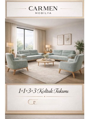 Carmen Mobilya Mekanizmalı Fiesta Koltuk Takımı