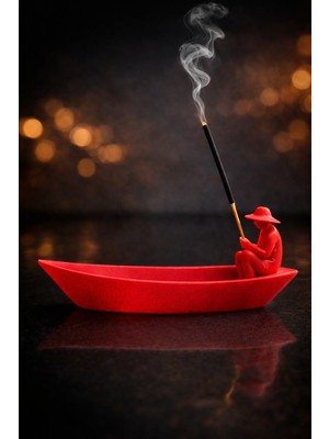 Otscraft Studio Tekne Formlu Dekoratif Tütsülük – Zen Seri