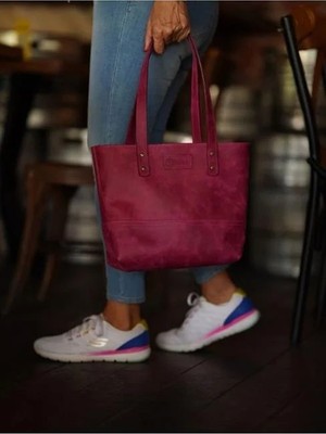 twingold Isminize Özel Deri Tote Bag