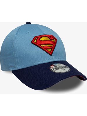 New Era Dc 9forty Superman  Çocuk Mavi Şapka.-