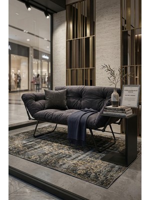 AVYNA Nobelux™ Foldcomfort Çekyat | Yataklı Ikili Kanepe Sistem - Füme