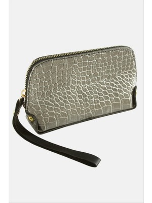 Zero Land Drnds Dikdörtgen Deri Cüzdan - Gri