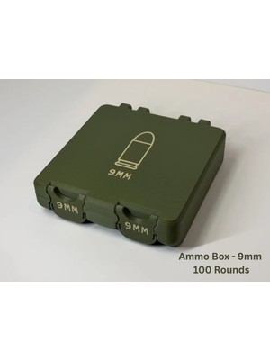 Genç 3D 9mm Uyumlu 100 Bölmeli Büyük Boy Düzenleyici Kutu