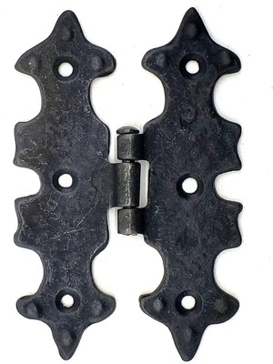 AyrStore Buğz Eco Lounge Antika Tarz Dekoratif Pirinç Lale Menteşe - 104X77 Mm, Oksit