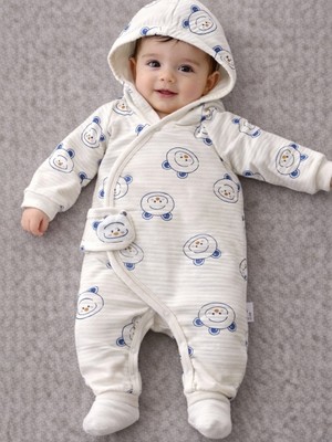 Saye Kids Kedili Erkek Bebek Tulum