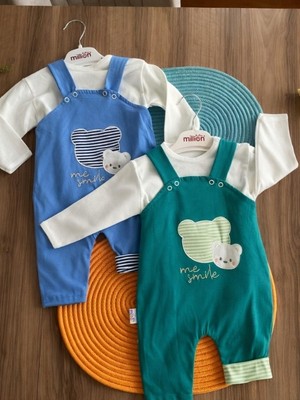 Saye Kids Ikili Erkek Bebek Salopet