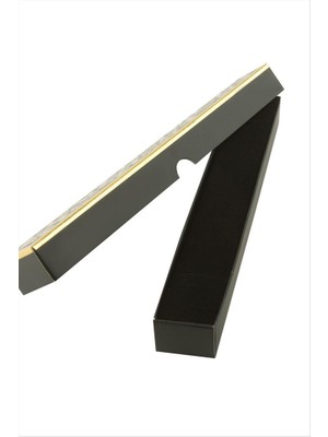 Zero Land Drnds Çiçek Yaldızlı Tesbih Kutusu - Gümüş Rengi