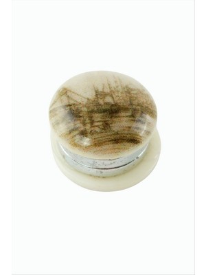 Zero Land Drnds Gemi Kupa Eşarp Mıknatısı 1 Adet - Kahverengi