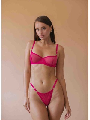 Freya Kadın Tül Tanga Külotlu Sütyen Takım