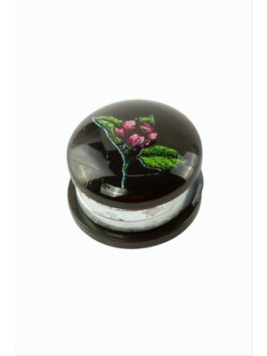 Zero Land Drnds Çiçek Kupa Eşarp Mıknatısı 1 Adet - Siyah