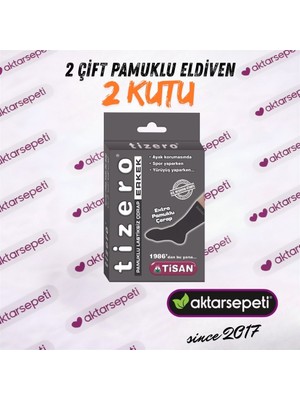 Tizero Erkek Pamuklu Çorap | Lastiksiz Çorap | Krem Sonrası Kullanım | 2 Kutu (1 Çift x 2)
