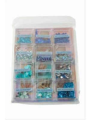 Zero Land Drnds 12 Li Lüks Süsleme Taşı - Mi