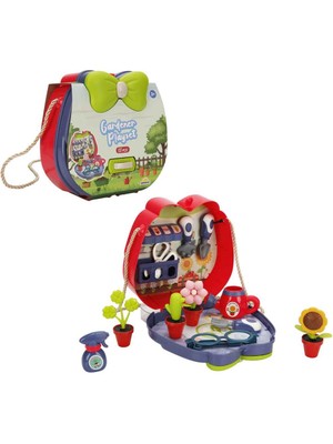 Popüler Sepet Oyun Set Bahçıvan Seti Plastik Çantalı - Sun - S00004261