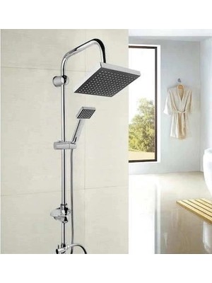 AyrStore Buğz Rain Duş Robotu Tepe Duş Seti Duş Başlığı Sistemi Seti Yağmurlama Duş Robotu Fonksiyo