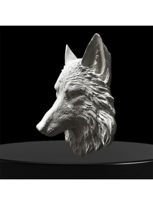 Genel Kurt Başı Duvar Dekoru 20X22X9 cm - Özel Tasarım - Ev Dekorasyonu