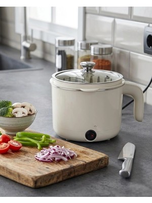 Calperia Çok Fonksiyonlu Elektrikli Pişirici 1 Litre Buharda Sebze Pişirme Özellikli