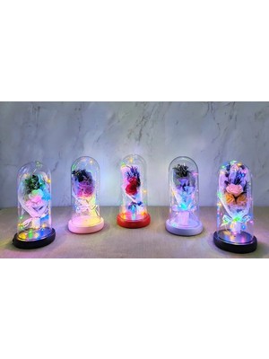 AyrStore Buğz Işıklı Müzikli Romantik Gül Buketi
