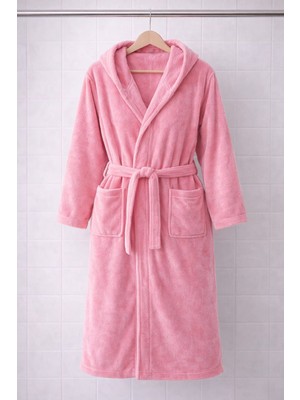 Bumefa %100  Pamuklu Kapüsonlu Yetişkin Bornoz