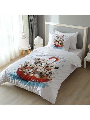  Sevimli Dalmaçyalı Köpekler Yatak Örtüsü M19