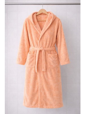 Bumefa %100  Pamuklu Kapüsonlu Yetişkin Bornoz