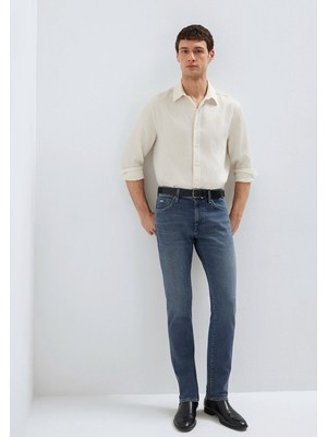 Mavi Jake Mavi Edition Puslu Vintage Koyu Mavi Jean Pantolon 00422A2984